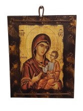 ΕΙΚΟΝΑ ΣΕ ΦΥΣΙΚΟ ΞΥΛΟ ΠΑΝΑΓΙΑ 15 Χ 19Η κωδ. 20901