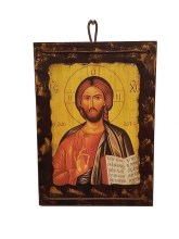 ΕΙΚΟΝΑ ΣΕ ΦΥΣΙΚΟ ΞΥΛΟ - ΧΡΙΣΤΟΣ 15 Χ 19Η κωδ. 30901