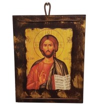 ΕΙΚΟΝΑ ΣΕ ΦΥΣΙΚΟ ΞΥΛΟ - ΧΡΙΣΤΟΣ 17 Χ 24Η κωδ. 30902