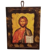ΕΙΚΟΝΑ ΣΕ ΦΥΣΙΚΟ ΞΥΛΟ - ΧΡΙΣΤΟΣ 22 Χ 32Η κωδ. 30903