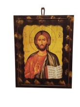  	ΕΙΚΟΝΑ ΣΕ ΦΥΣΙΚΟ ΞΥΛΟ - ΧΡΙΣΤΟΣ 19 Χ 24Η κωδ. 30906
