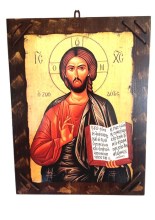 ΕΙΚΟΝΑ ΣΕ ΦΥΣΙΚΟ ΞΥΛΟ - ΧΡΙΣΤΟΣ - 26 Χ 34Η κωδ. 30915