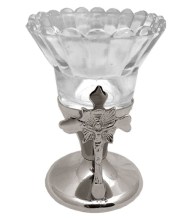 ΓΥΑΛΙΝΗ ΔΙΑΦΑΝΗΣ ΕΠΙΤΡΑΠΕΖΙΑ ΚΑΝΤΗΛΑ ΜΕ ΑΣΗΜΕΝΙΑ ΒΑΣΗ ΚΩΔ. 6261